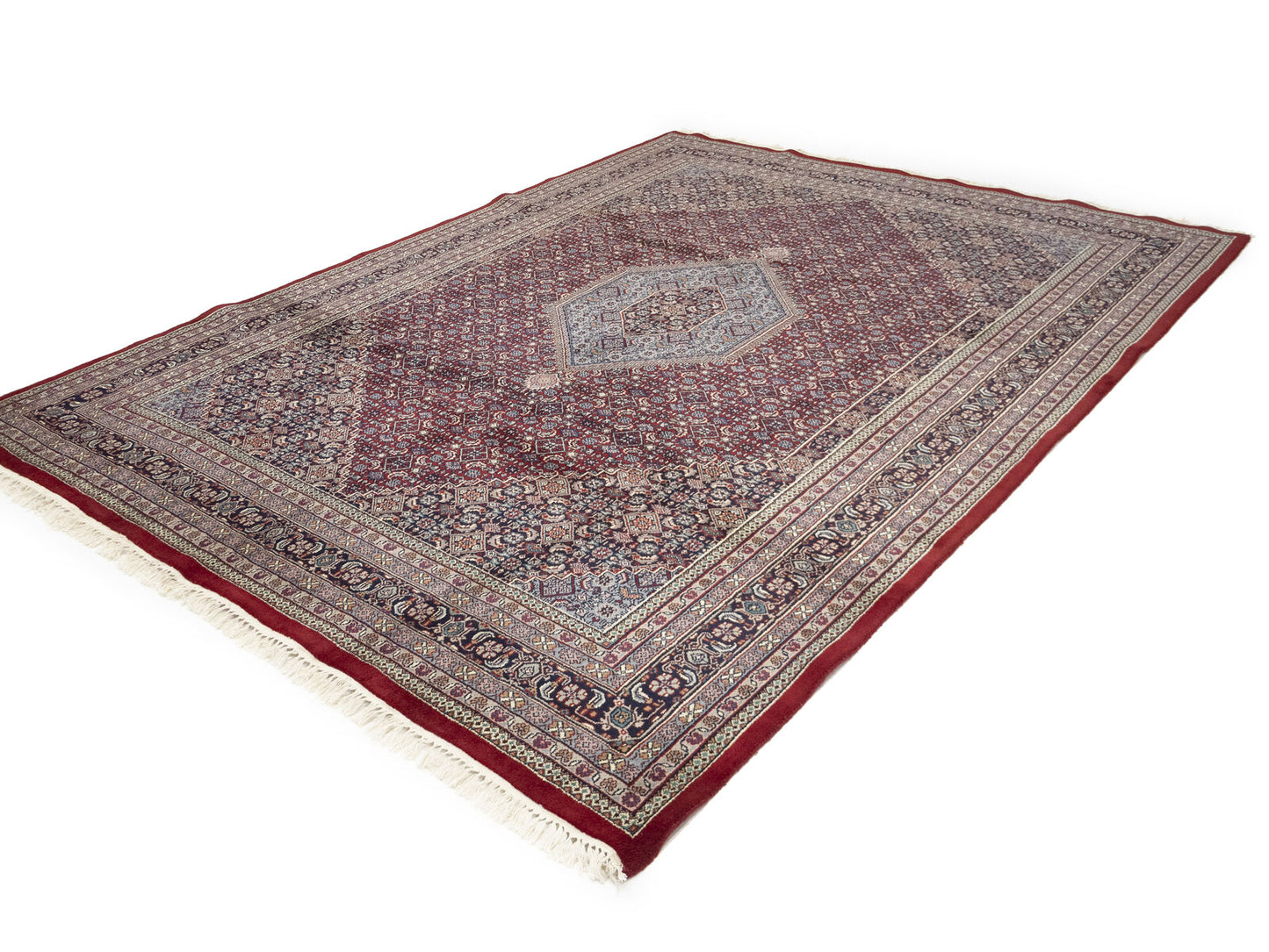 Floral Tribal Indo-Bidjar Oriental Wool Rug