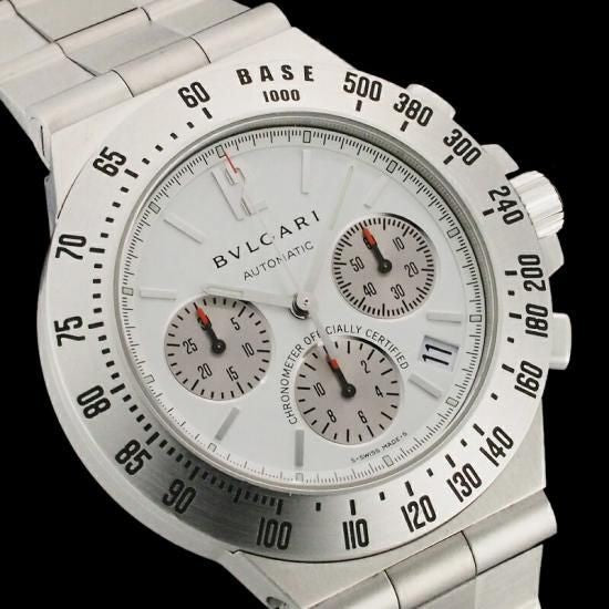 Bvlgari Diagono Tachymetric Chronograph Ch40Sta Ch40Wssdta