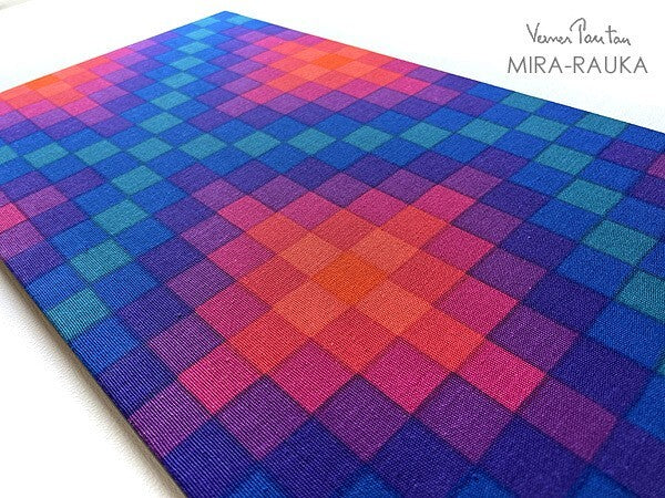Excellent Verner Panton Mira-Rauka Multi Color Wall Art Board Fabric Mid Century
