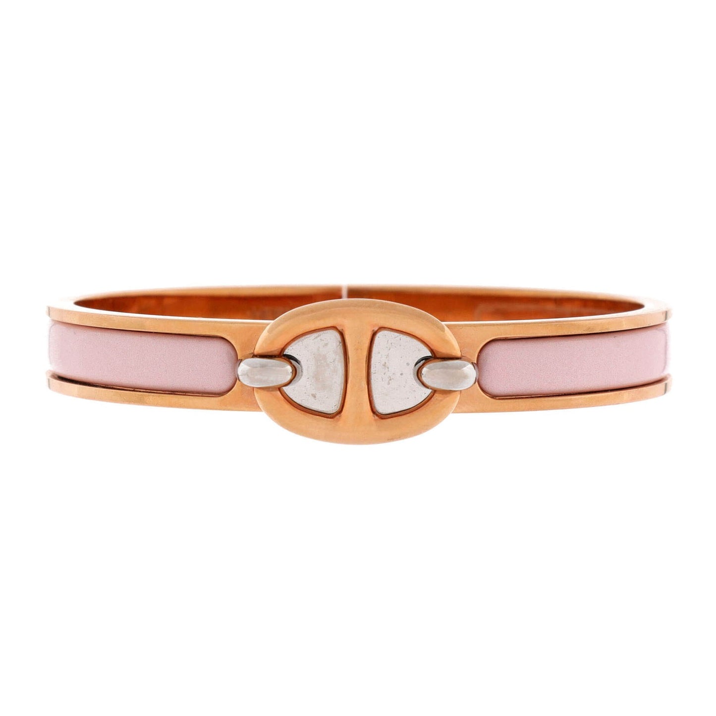 Hermes Mini Clic Chaine D'Ancre Bracelet Metal And Enamel