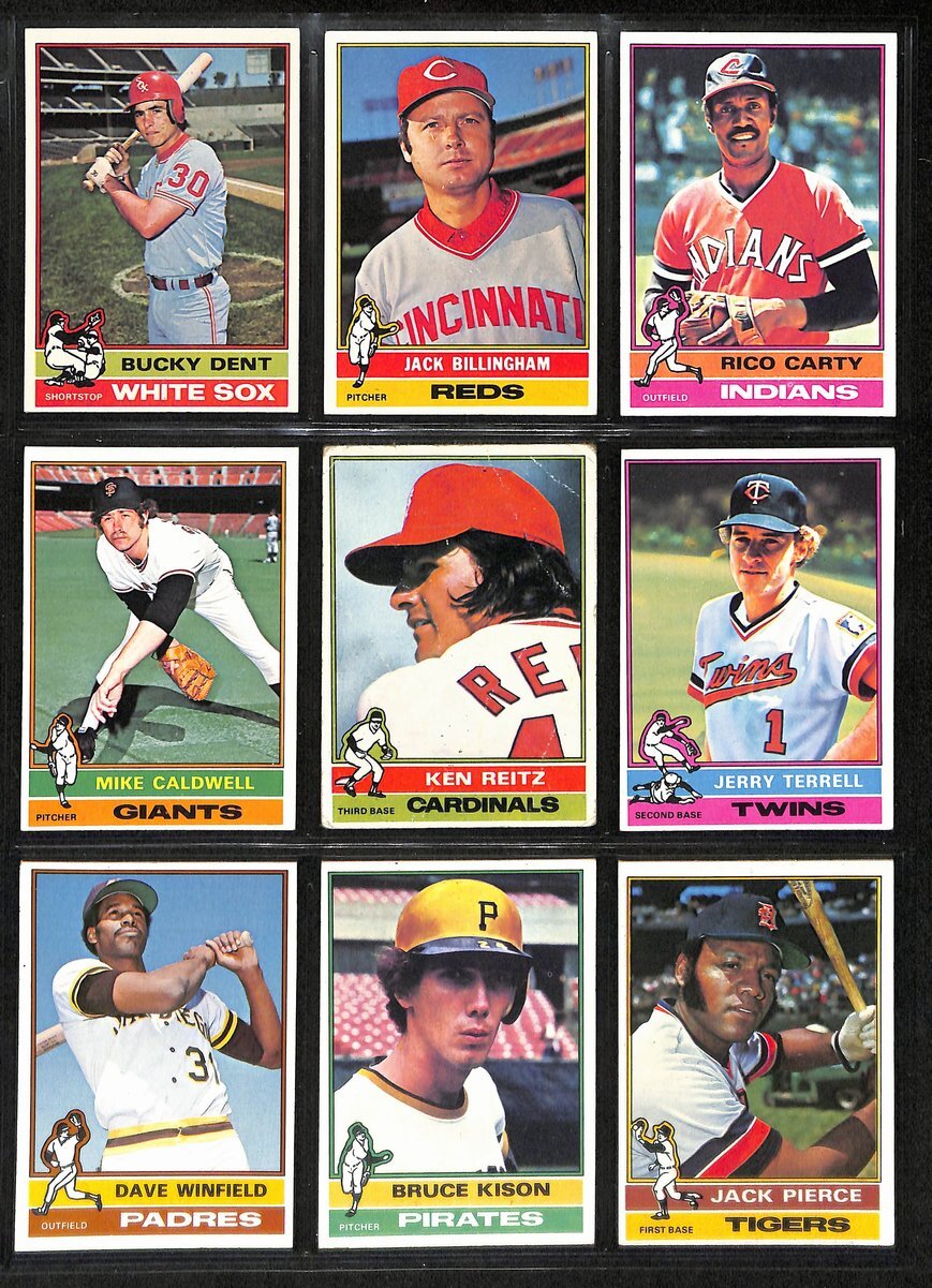 1976 Topps Baseball Complete Set (660) Brett Rc
