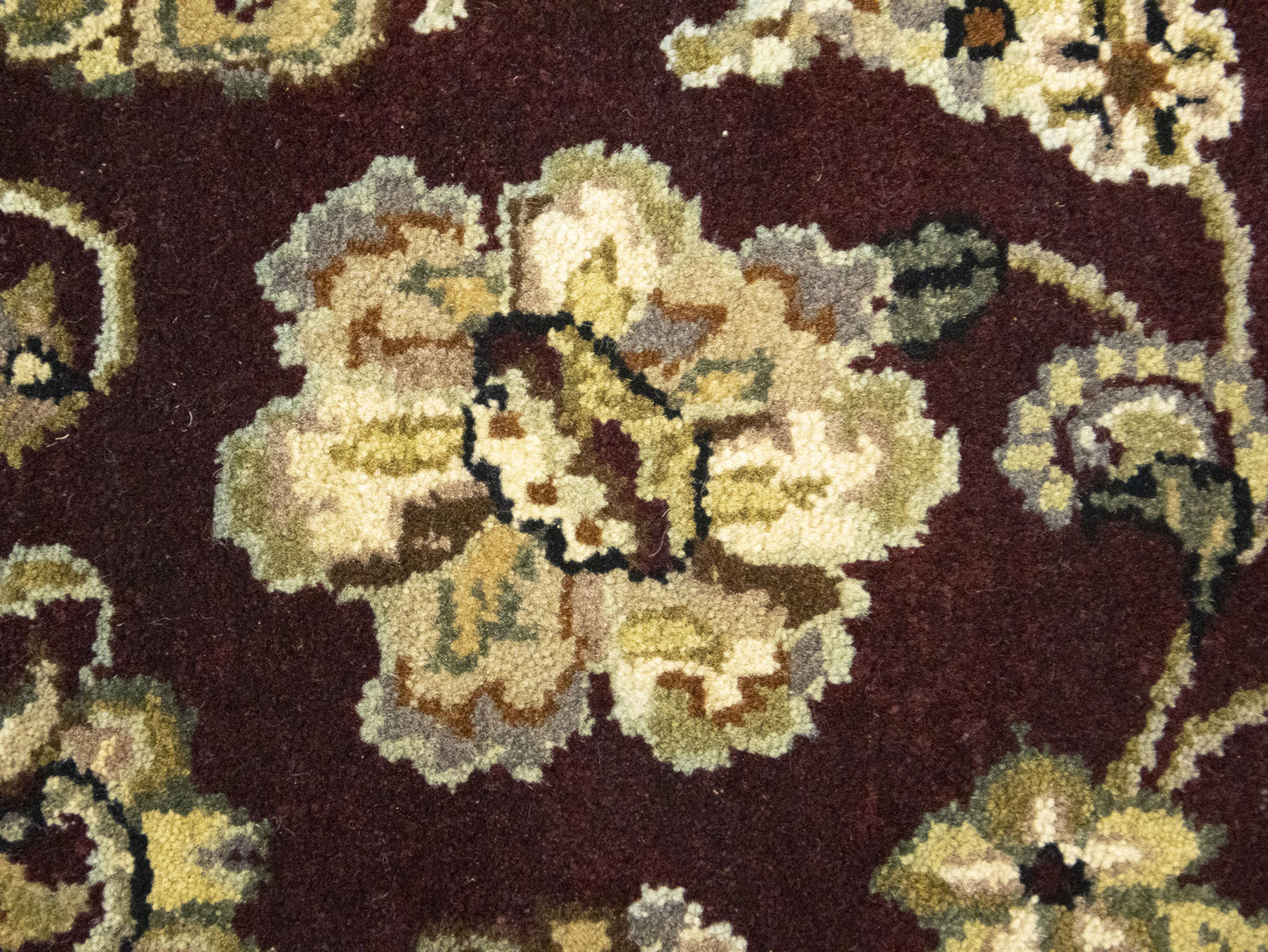 Handmade Agra Jaipur Rug Floral Thick Pile