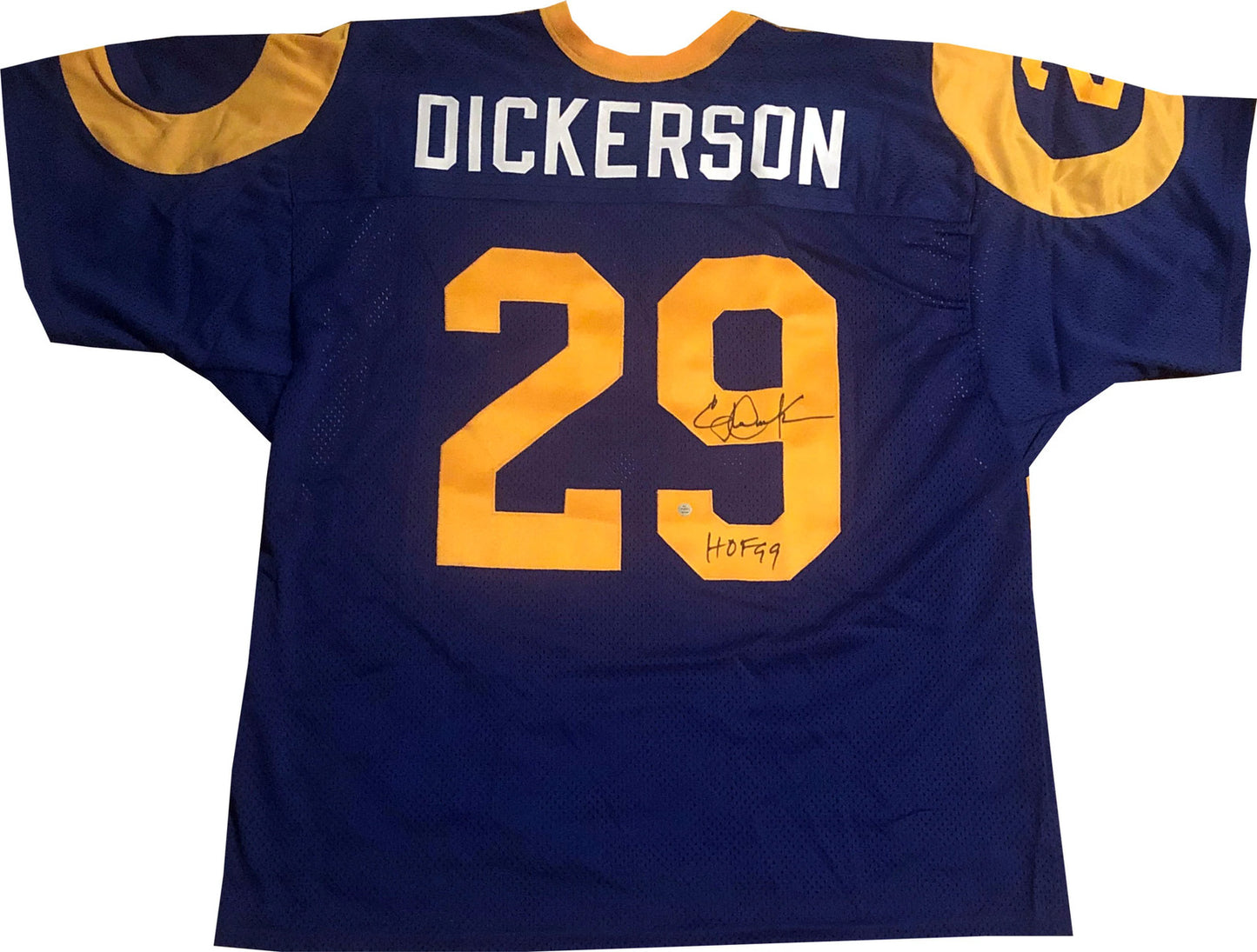 Eric Dickerson "Hof 99" Autographed Los Angeles
