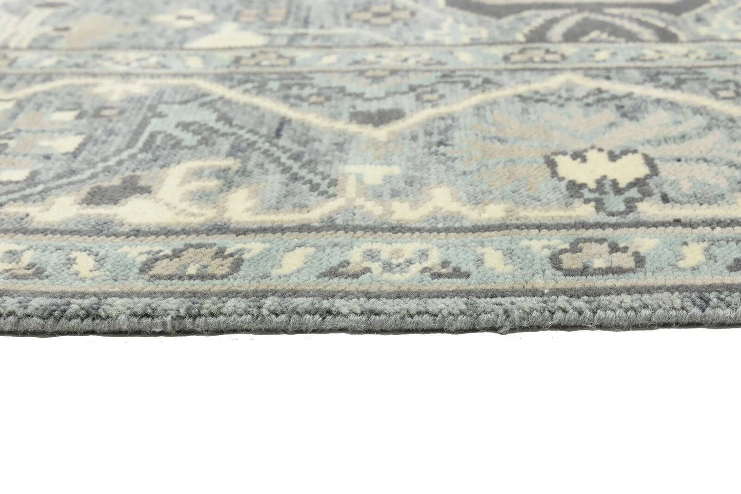 Large Oushak Wool Oriental Rug Muted Floral