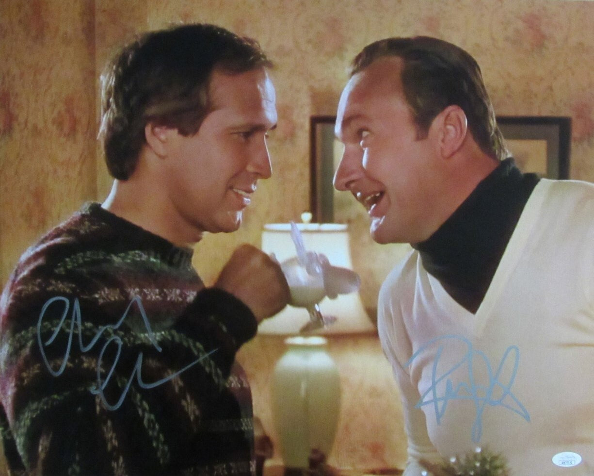 Chevy Chase/Randy Quaid Dual-Signed 16X20 Photo