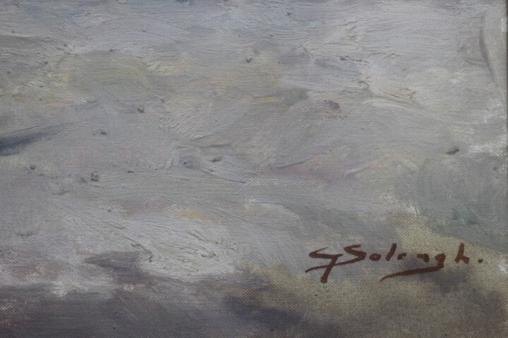 Giuseppe Solenghi (Milano) Original Painting Oil