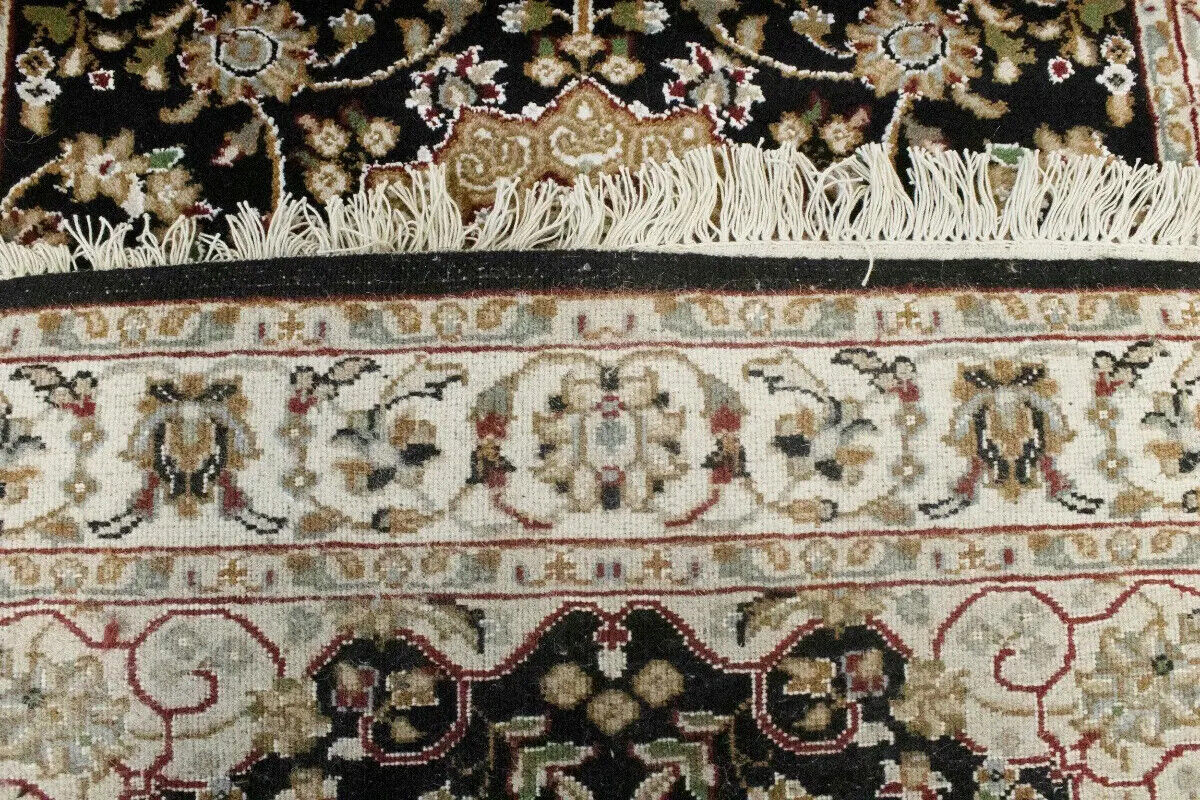 Handmade Indo-Nain Oriental Runner Rug 3X12 Ft