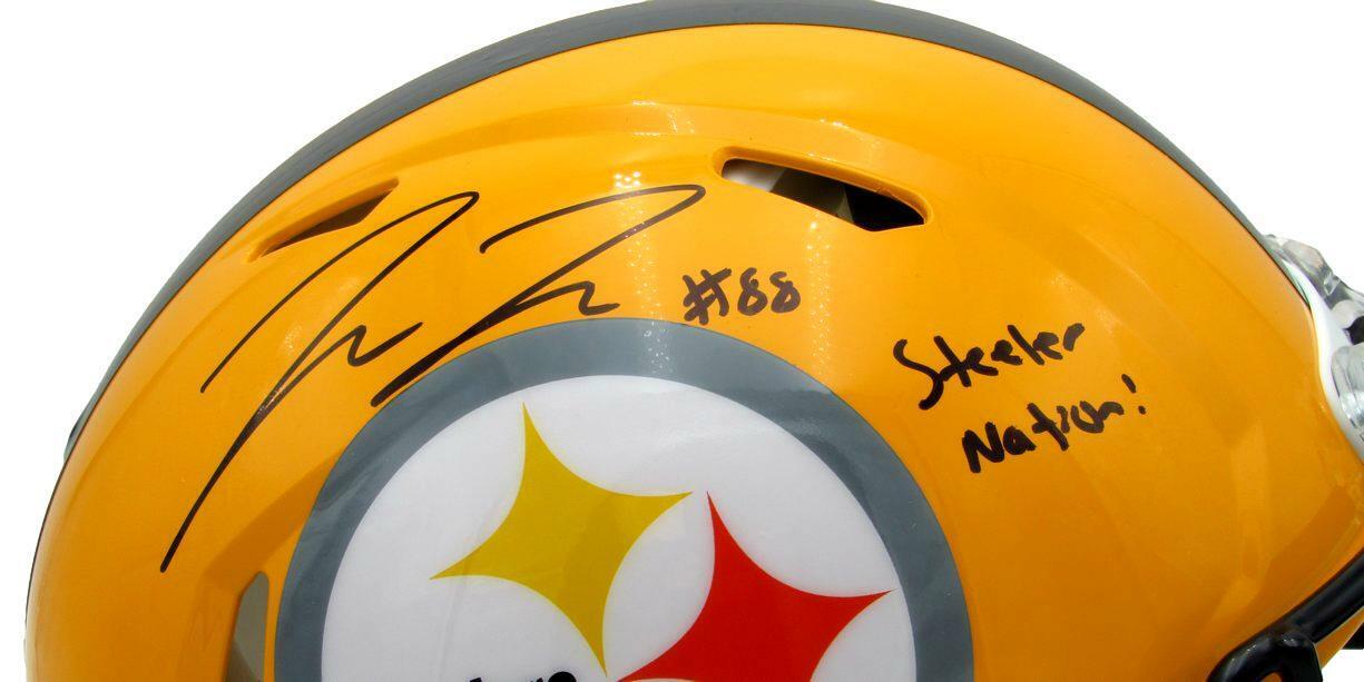 Pat Freiermuth Signed/Inscr Steelers Full Size