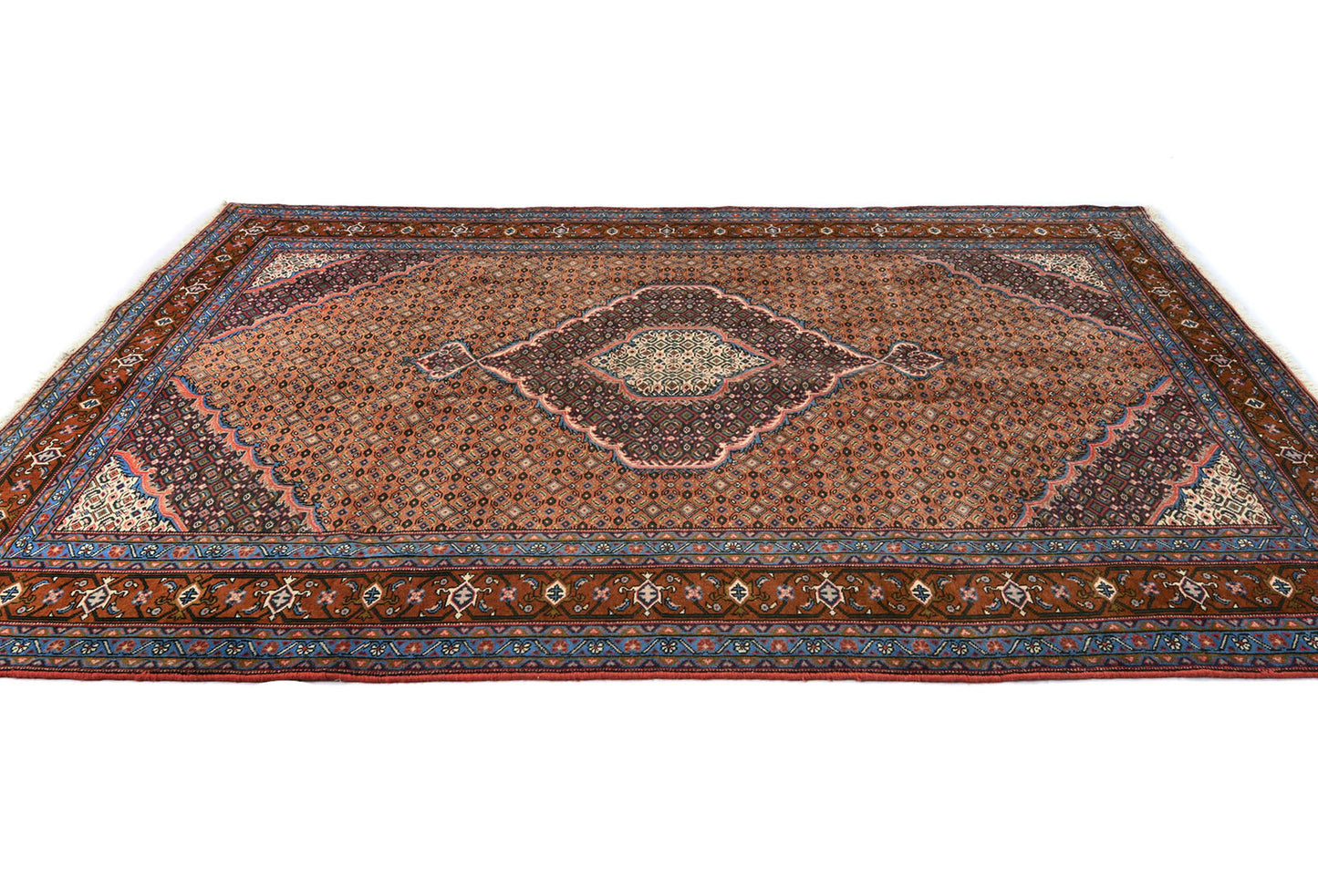Handmade Tribal Geometric Vintage Oriental Rug