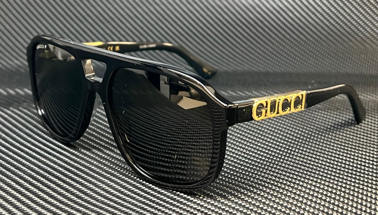 Gucci Gg1188S 001 Black Grey Polarized Unisex M