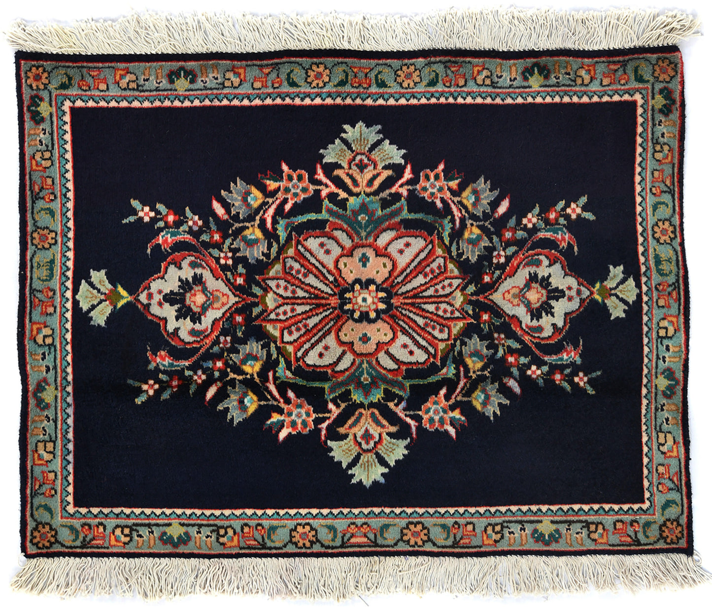 2X3 Ft Small Classic Floral Oriental Rug Entryway