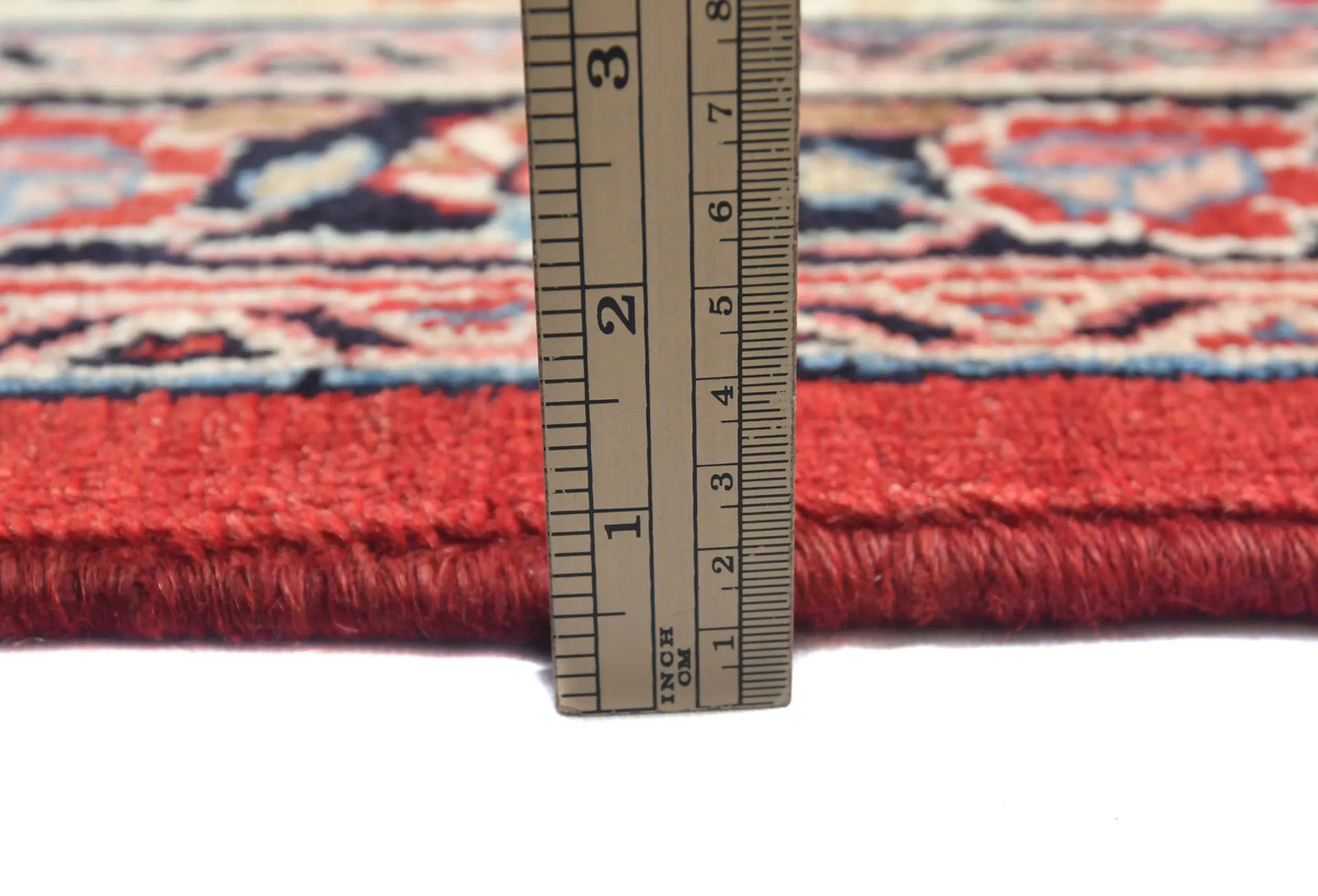 Hand-Knotted Red Vintage Oriental Rug 9X12 Ft