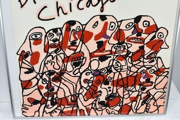 Jean Dubuffet 1976 Silkscreen Print B.C. Horland