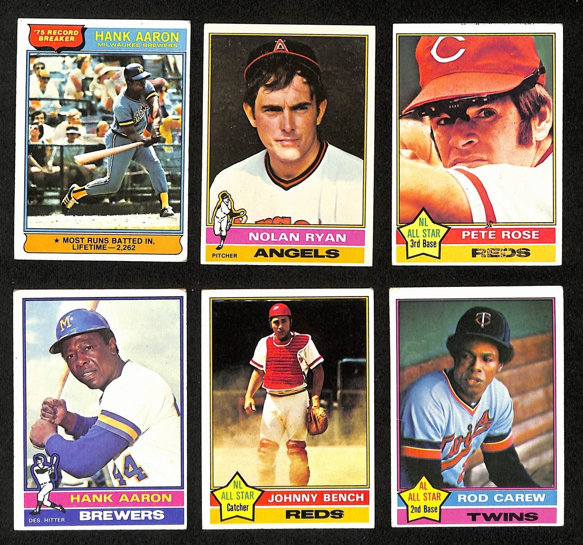 1976 Topps Baseball Complete Set (660) Brett Rc Ryan Yount Rc Aaron 197386