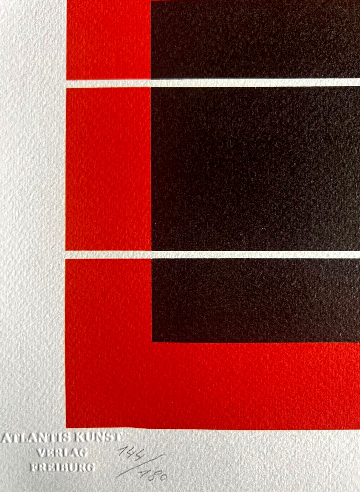 Donald Judd Lithograph Coa Signed Op Numbered In Pencil Crayon 180