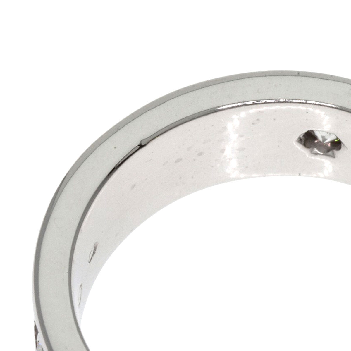 Cartier Ring Love Ring Half Diamond #48 K18