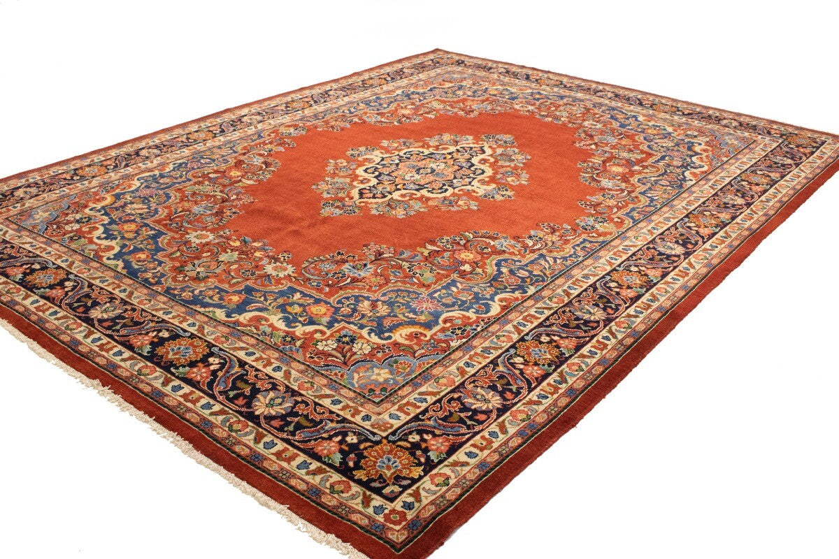 10'0X13'6 Ft Semi-Antique Traditional Handmade