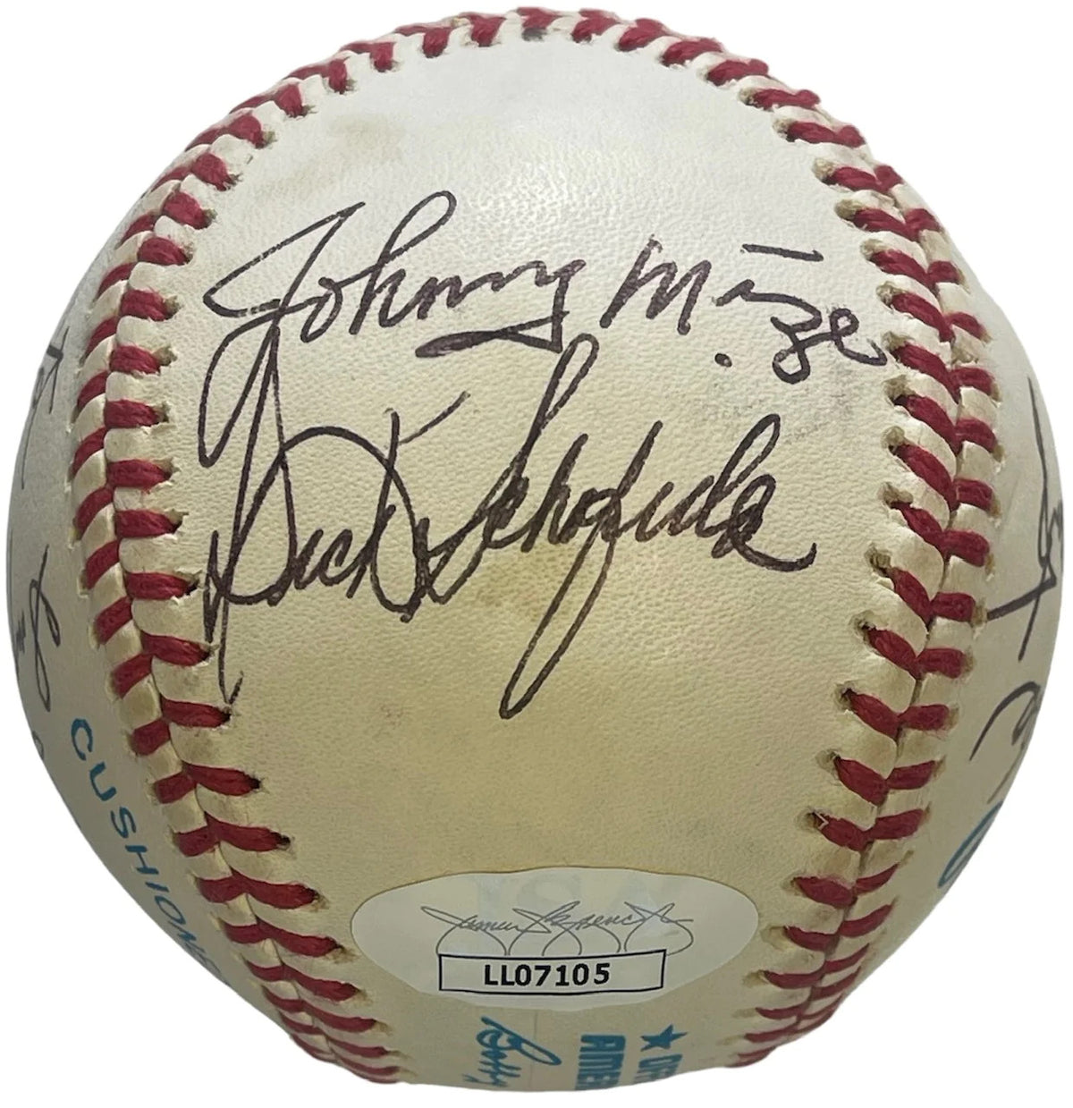 Bob Feller & Others Signed American League Baseball (Jsa)