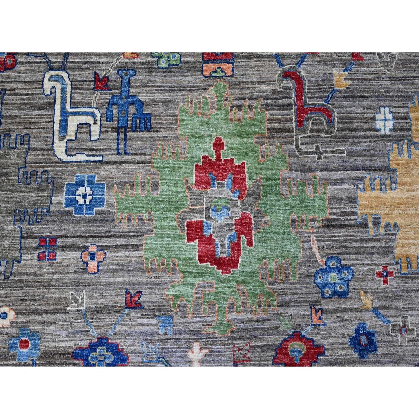 10'X14' Gray Mahal Large Elements All Over Aryana Collection Oriental Rug