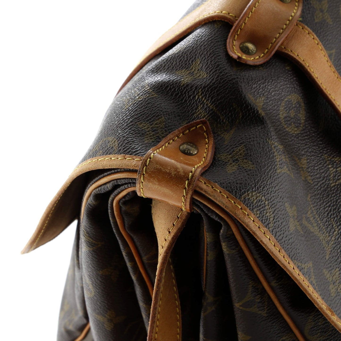 Louis Vuitton Saumur Handbag Monogram Canvas 43