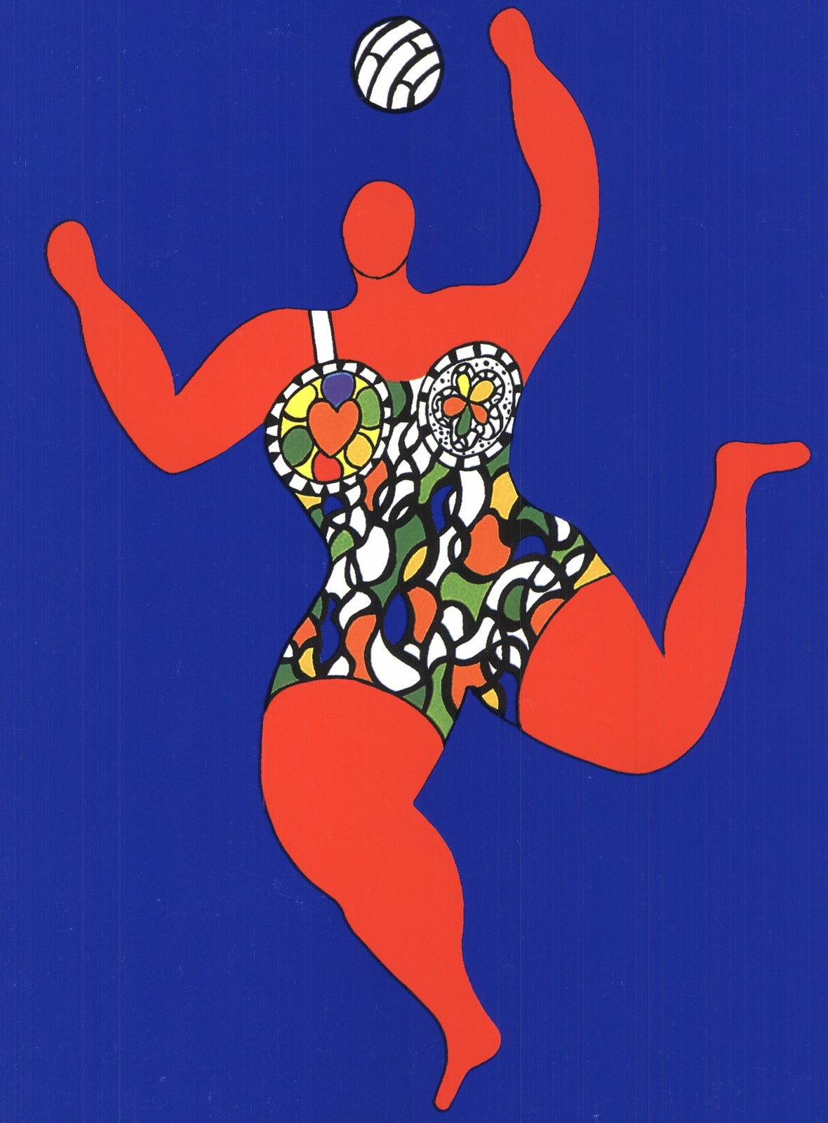 Niki De Saint Phalle Volleyball " Poster Modernism