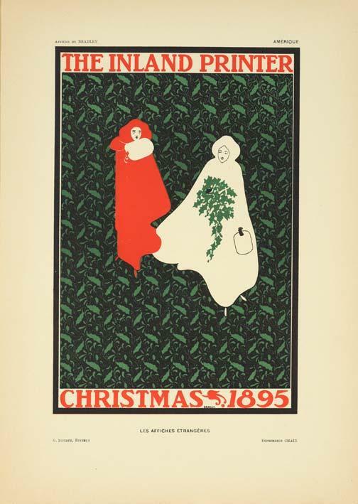Bradley Original Vintage Poster Inland For Affiches Etrangeres 1897