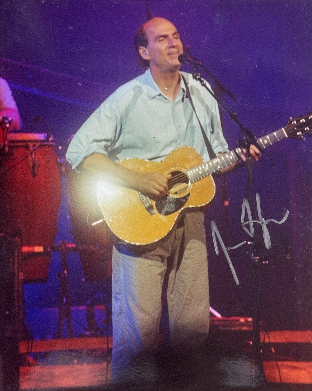James Taylor Autographed 8x10 Celebrity Photo