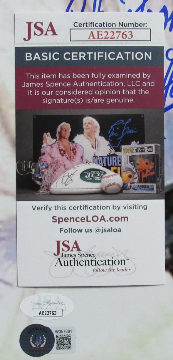 Michael J Fox/Christopher Lloyd Sign/Auto 16X20