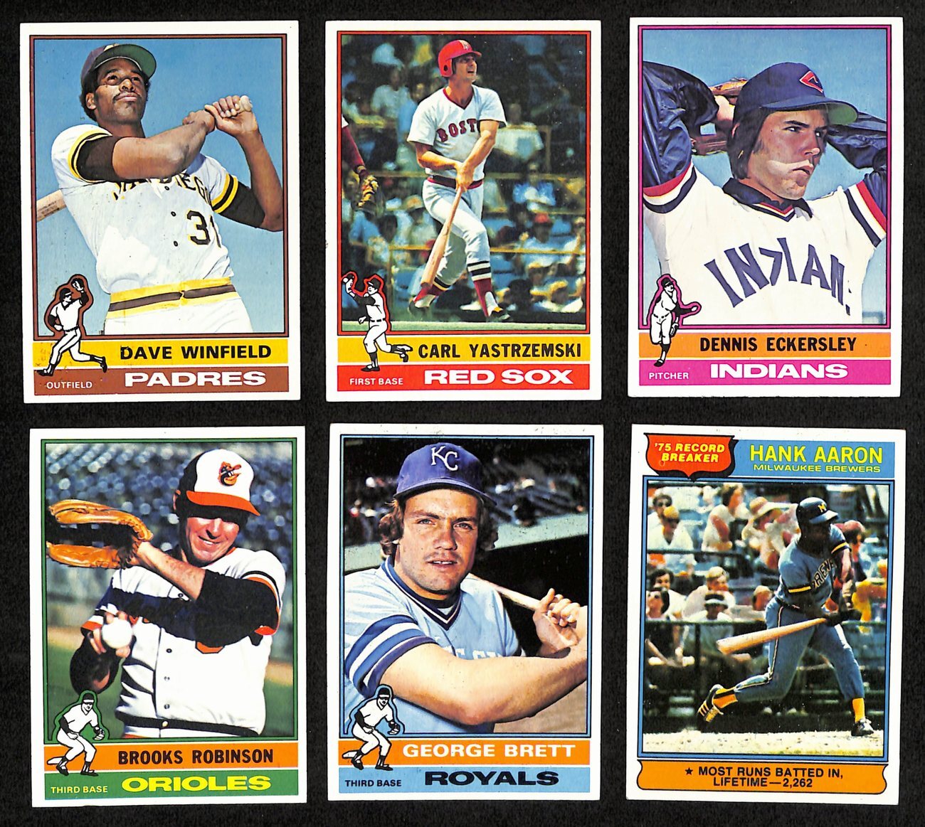 1976 Topps Baseball W/Traded Complete Set Brett