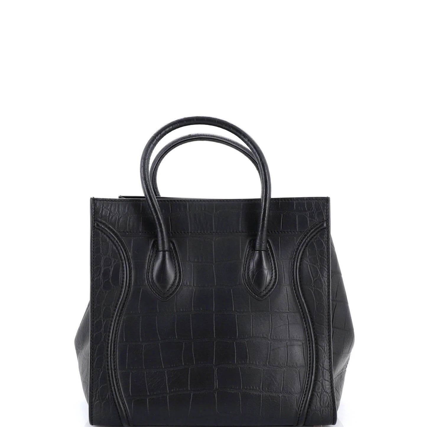 Celine Phantom Bag Crocodile Embossed Leather Medium