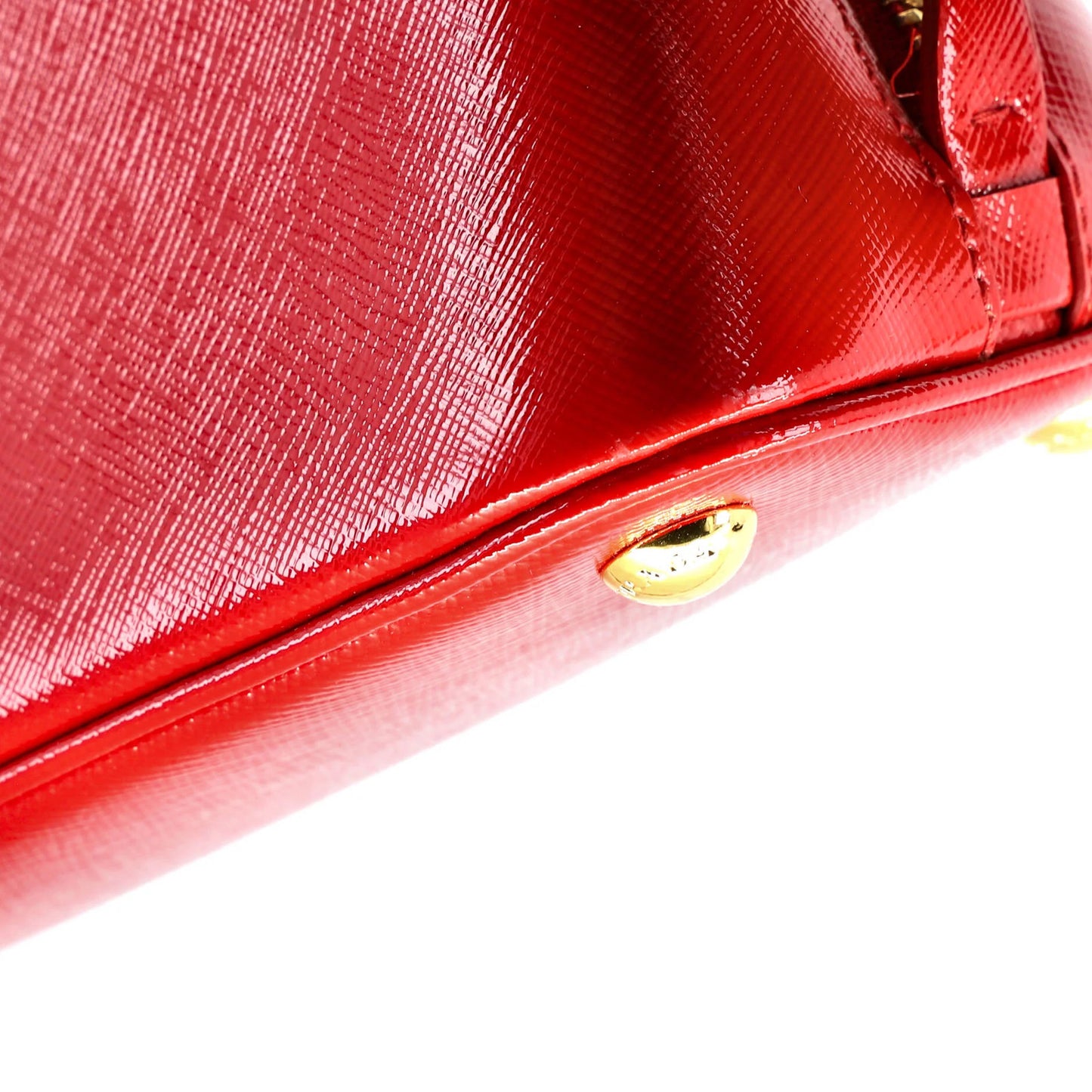 Prada Promenade Bag Vernice Saffiano Leather Small