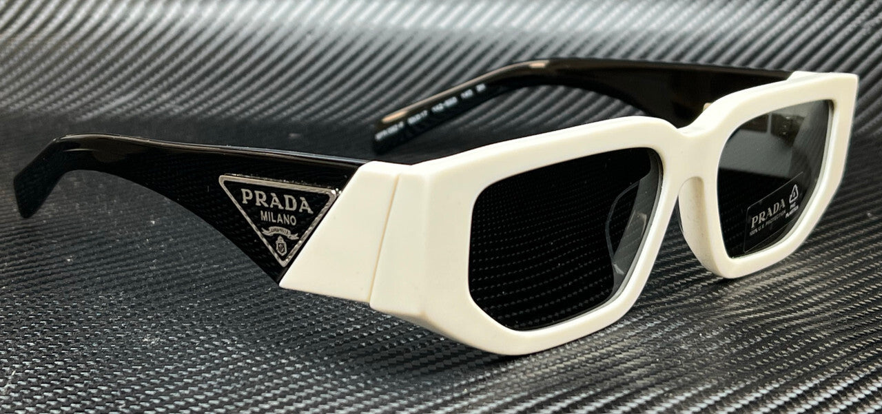 PRADA PR 09ZS 1425S0 White Dark Grey Men's 54 mm