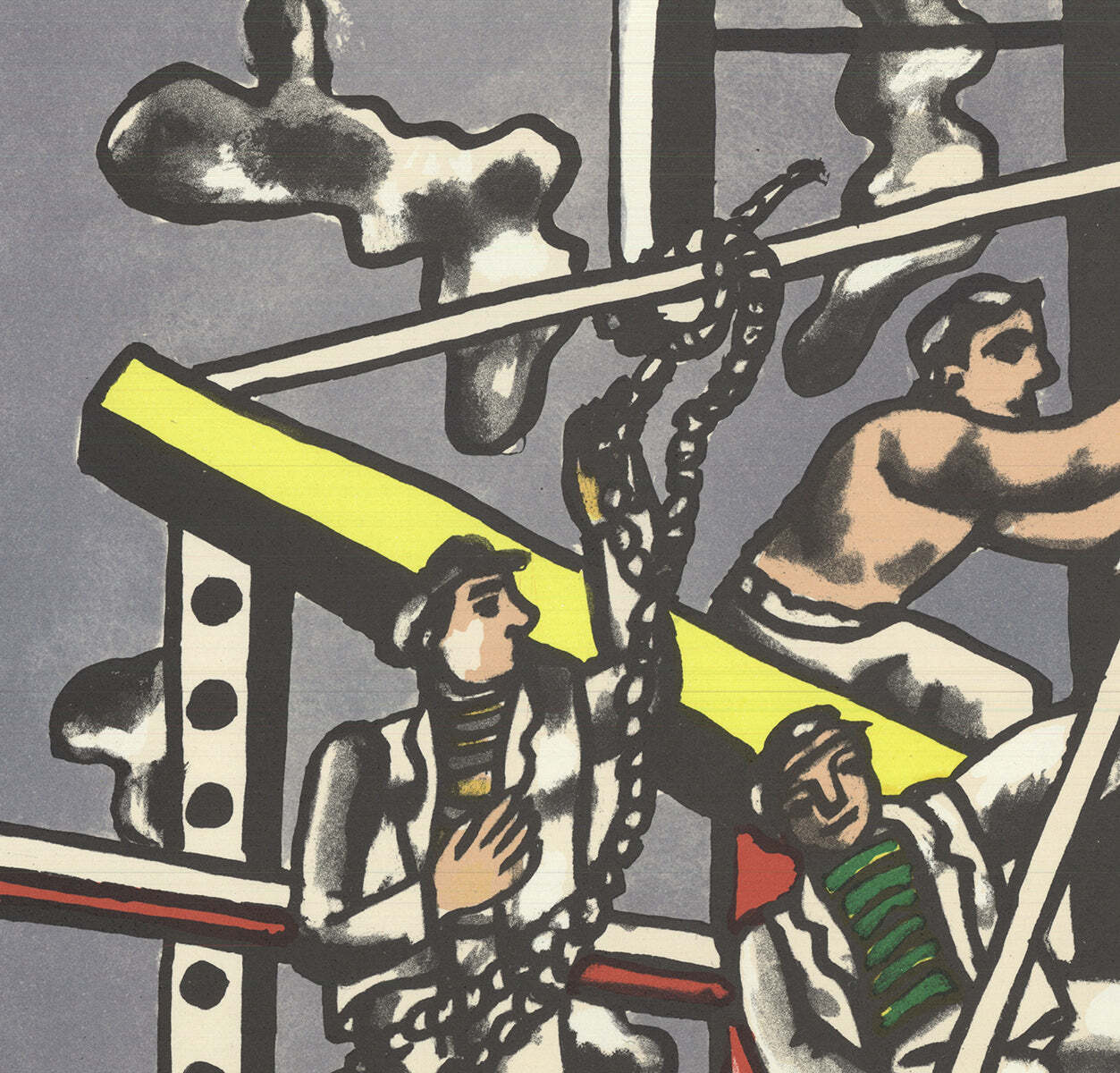 Fernand Leger Les Constructeurs " Poster Modernism
