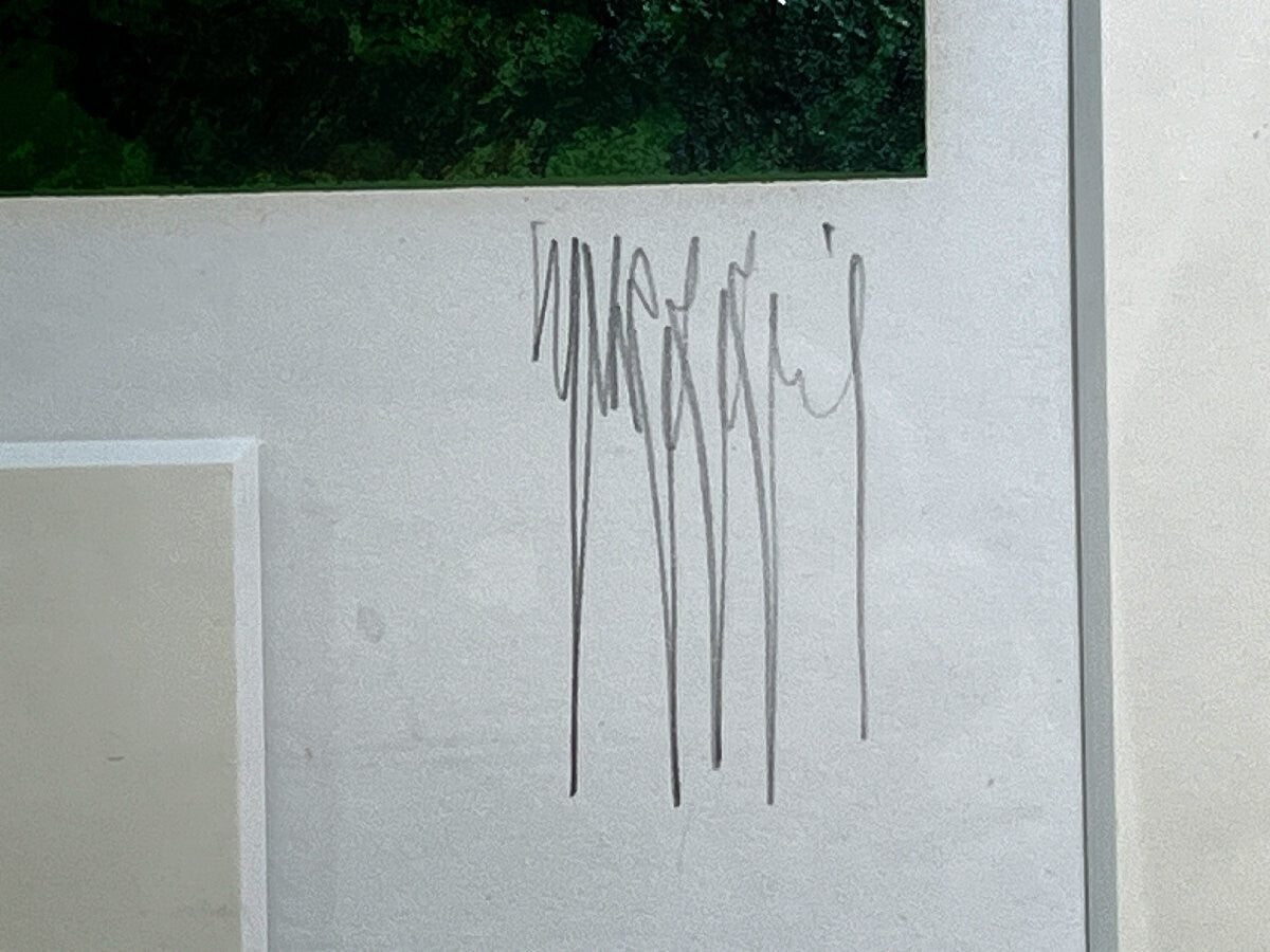 Mark King "Golf Course" Original Silkscreen On