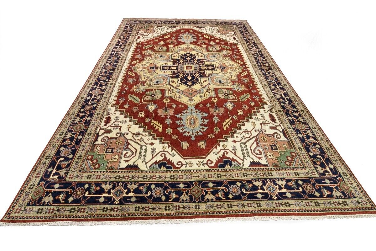 12X18 Ft Oversized Handmade Heriz Serapi Rug