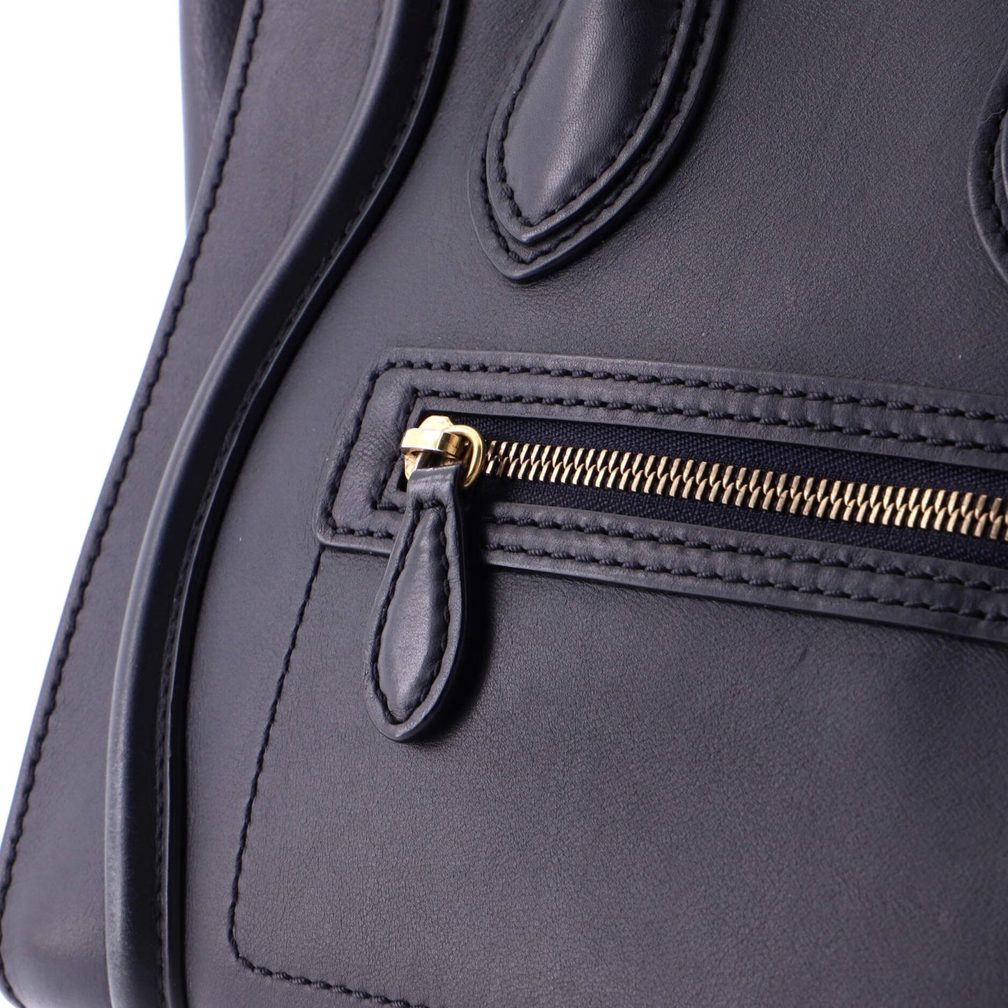 Celine Luggage Bag Grainy Leather Mini