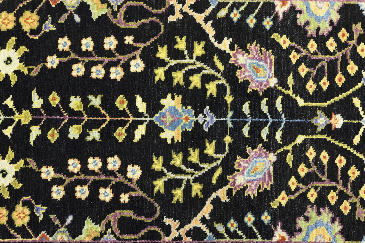 2'5X8 ft Black Tree of Life Chobi Oriental Runner