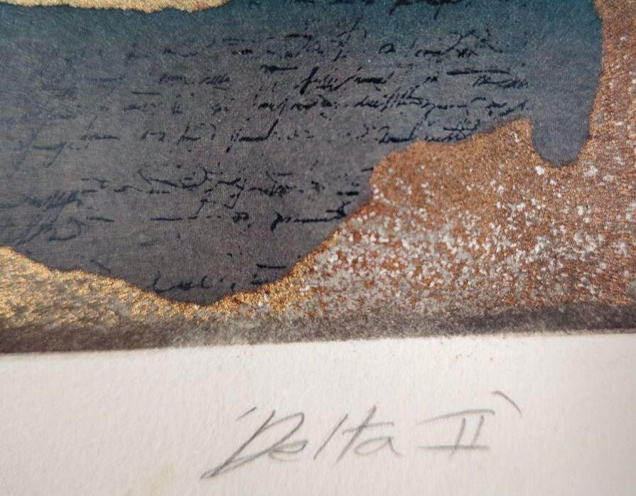 James Cox (Usa) Mixed Media Art Print Etching