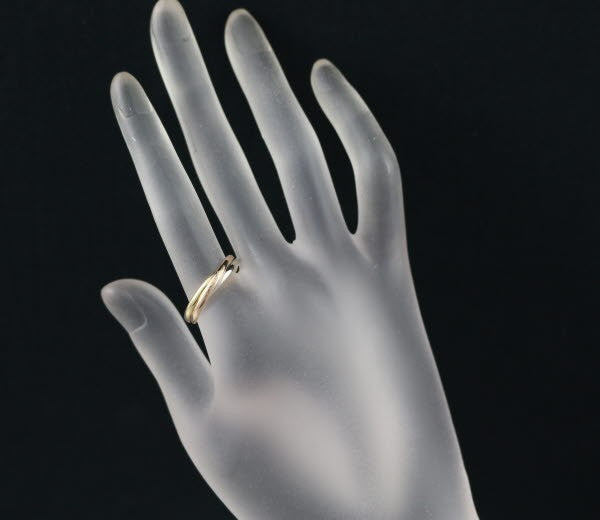 Cartier Ring Trinity 3Color Xs Eu58 18K 750
