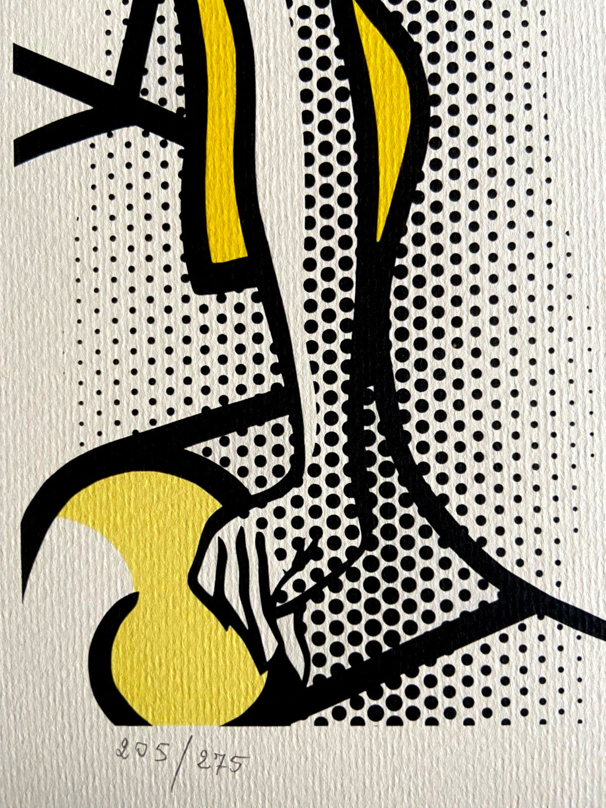 Roy Lichtenstein Lithograph Coa Original Signed