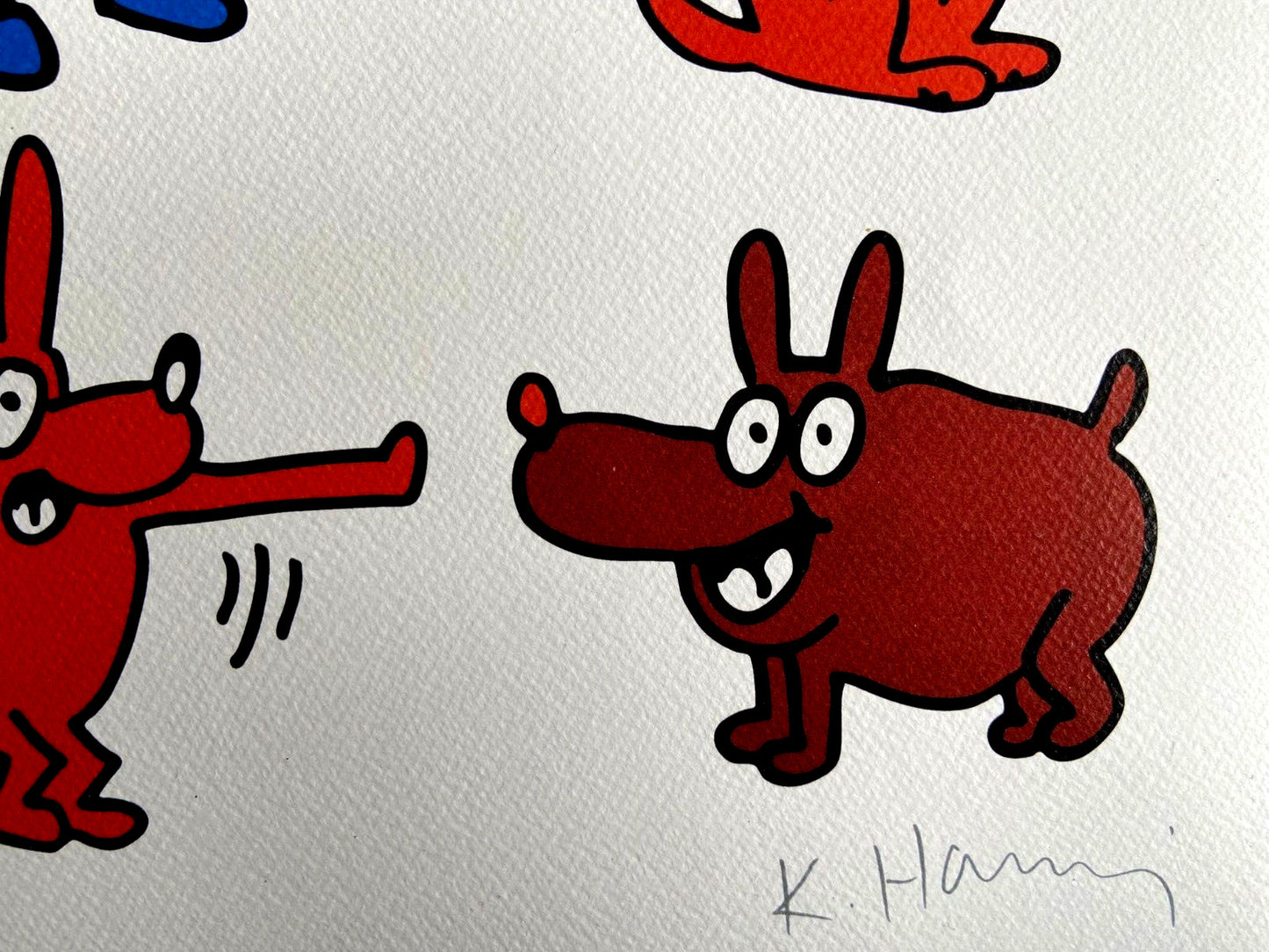 Keith Haring Lithograph Coa Signed Numbered