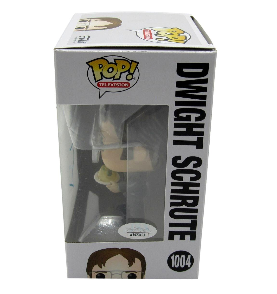 Rainn Wilson Autographed Funko Pop! #1004 Figurine "The Office" Jsa 184719