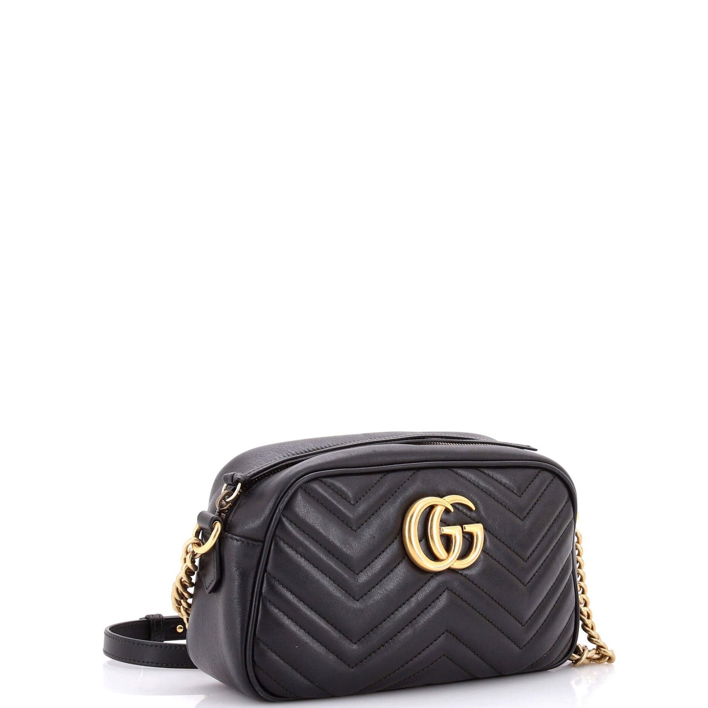 Gucci Gg Marmont Shoulder Bag Matelasse Leather Small