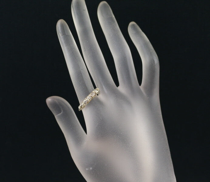 Gstv Ring Brown Diamond 0.70Ct Us7.25 18K 750 Yellow Gold