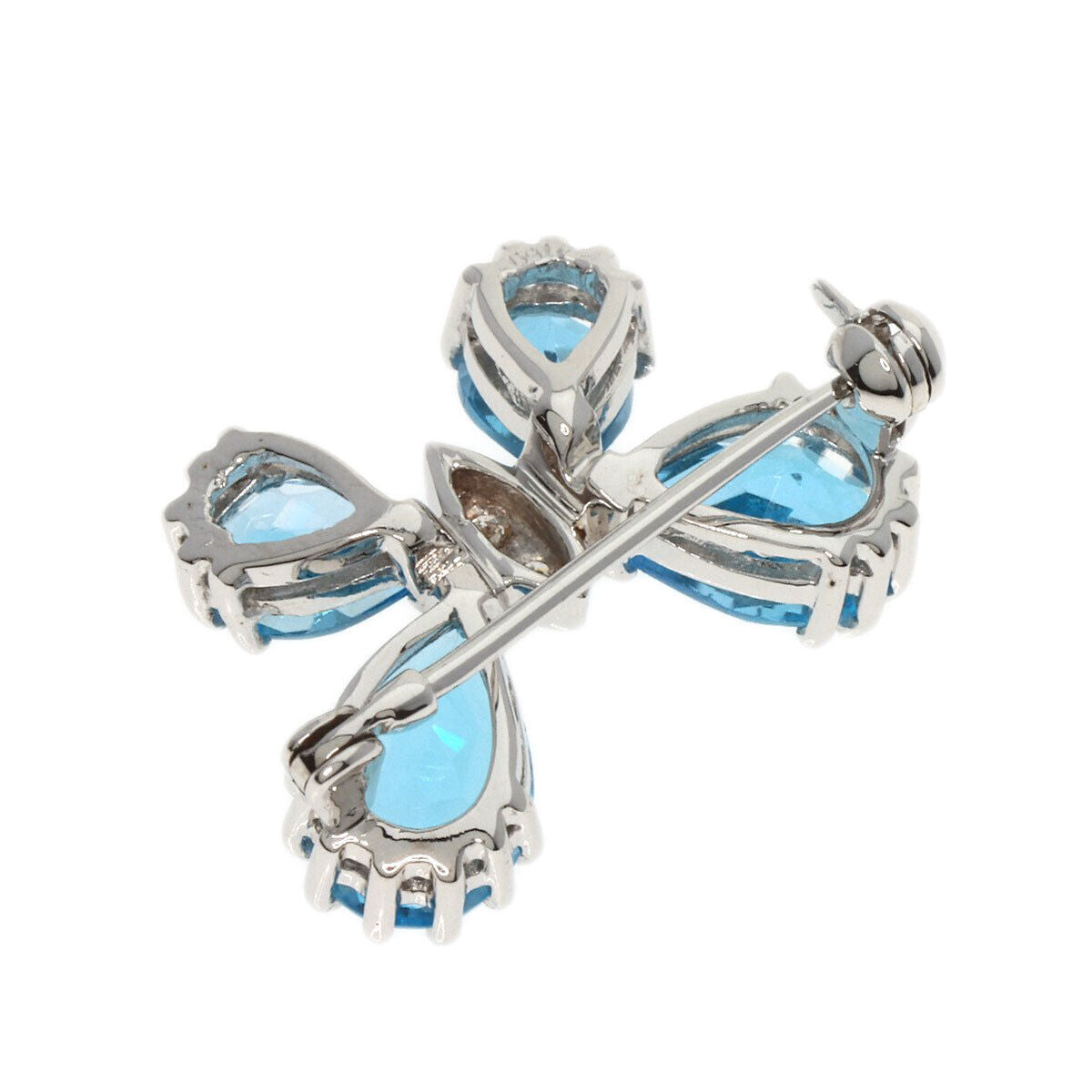 Ponte Vecchio Brooch Butterfly Diamond Blue