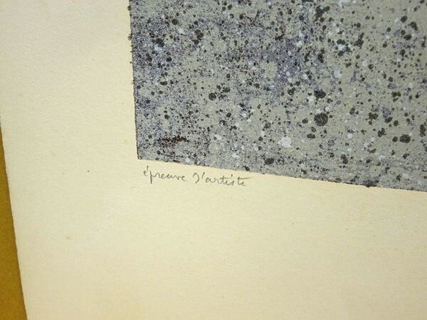 Jean Dubuffet (French, 1901-1985) - Serenite Original Lithograph 1959 Signed
