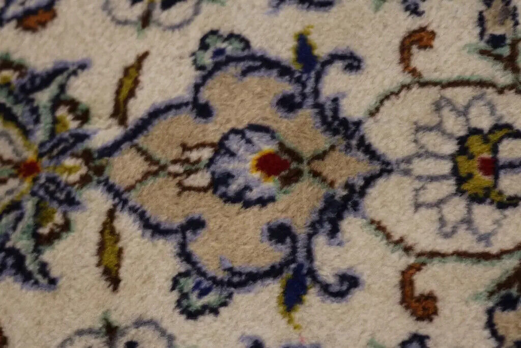Handmade Vintage Oriental Area Rug Classic Floral