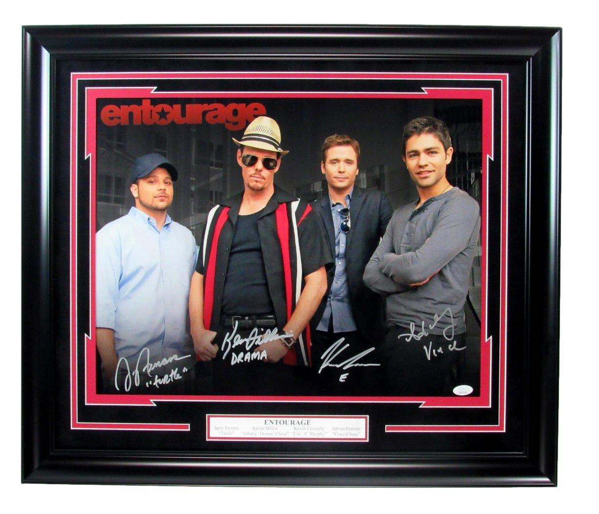 "Entourage" Multi-Signed/Inscr By 4 Cast Members