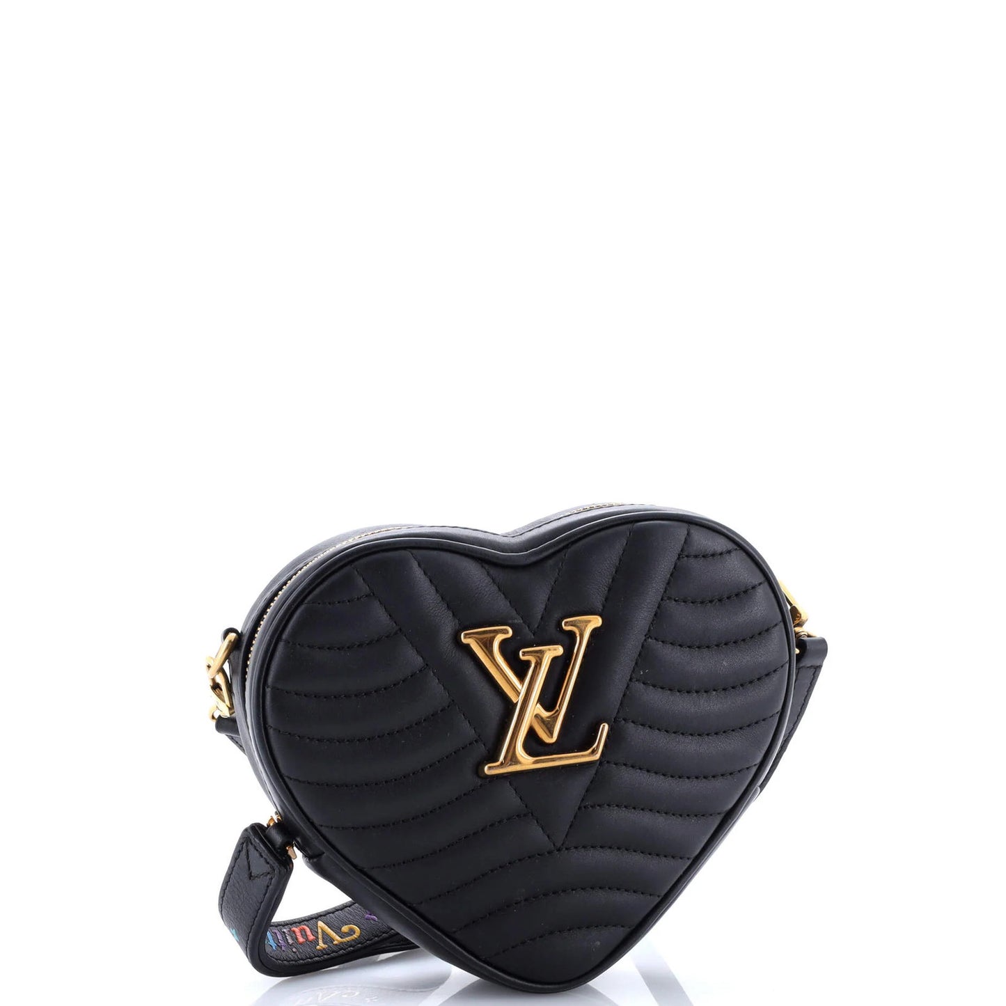 Louis Vuitton New Wave Heart Crossbody Bag Quilted Leather