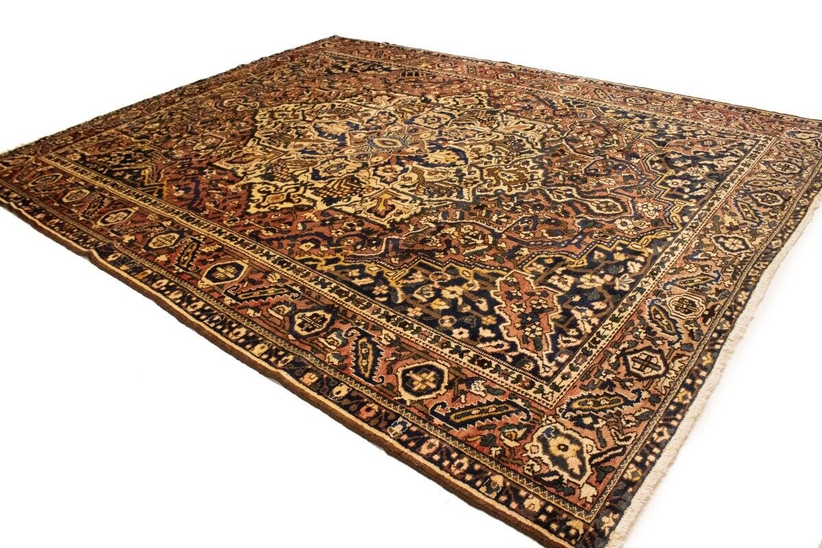 Handmade Antique Oriental Rug Floral Pattern